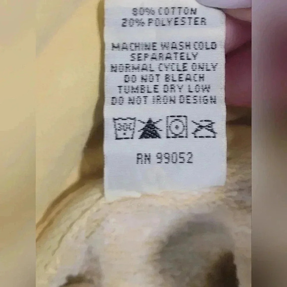 INDENDENT UNISEX MIDWEIGHT PIGMENT DYED HOODED PULLOVER, Yellow, Herin Afder, LG - Picture 3 of 5